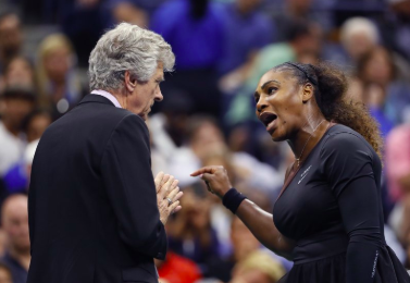 Serena Williams angrily argues with the referee during the women’s final of the U.S. Open Tournament. 
Photo courtesy of: AP News
