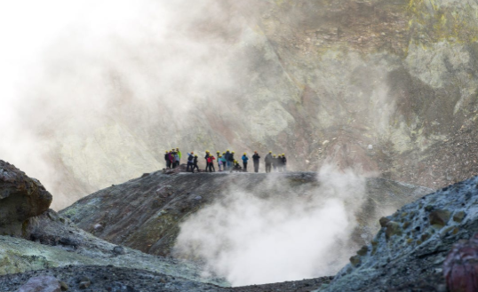 Volcano In New Zealand Erupting. Photo courtesy of: Business Insider