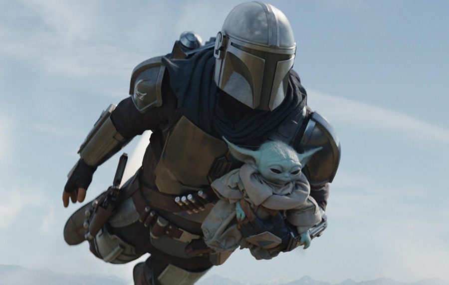 The dynamic duo of The Mandalorian and Baby Yoda 
Photo courtesy of: NME
