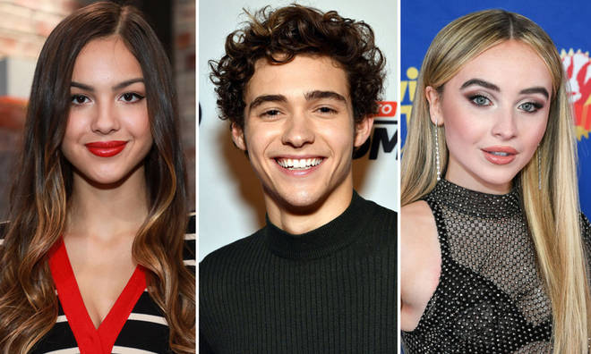 Olivia Rodrigo, Joshua Bassett, and Sabrina Carpenter all former Disney stars are now involved in a love triangle. Photo courtesy: Getty 
