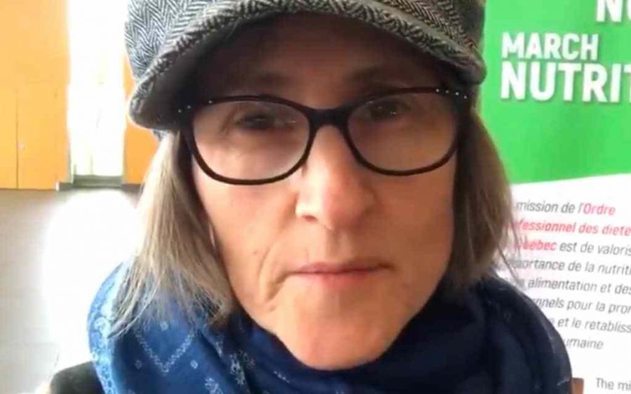 Kadie Karen Diekmeyer, known as the Vegan Teacher on TikTok, looks into the camera. Photo Courtesy of: Amy Buxton

