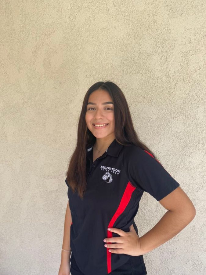 Tracy Rivera posing for a picture in her Lady Jags uniform. 
Photo Courtesy of: Tracy Rivera 
 
