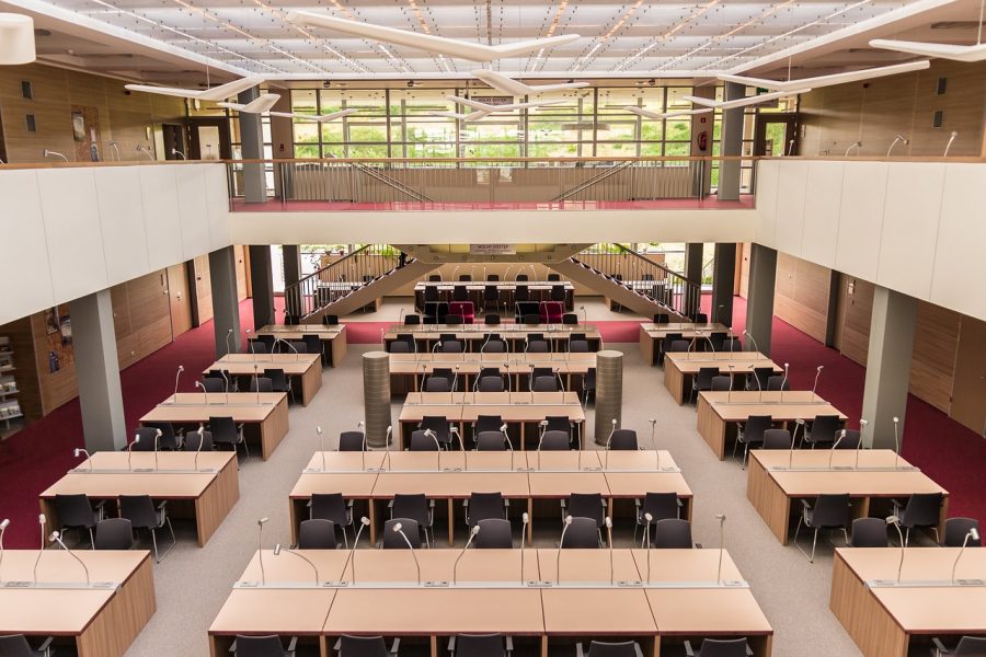 An example of a testing site at a highschool. Photo Courtesy: pixabay 
