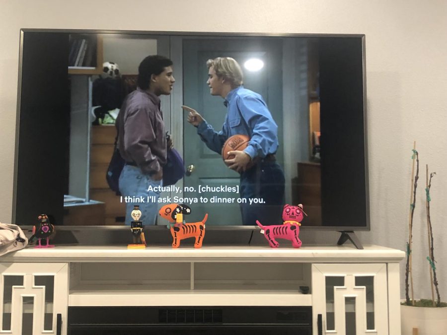 Segerstrom students are finally able to watch Saved By The Bell on Netflix from home. (Image courtesy of Alondra Cifuentes) 