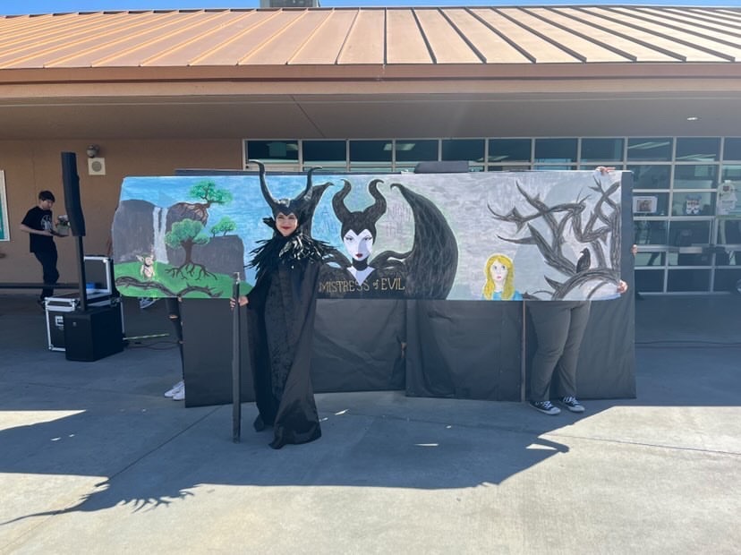 ASB holds a prom reveal during second lunch revealing the theme to be A Night With The Mistress of Evil 