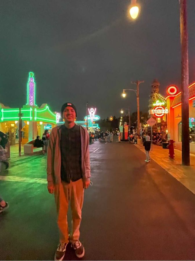 Here is Luis at California Adventure Park celebrating the end of a productive school year.