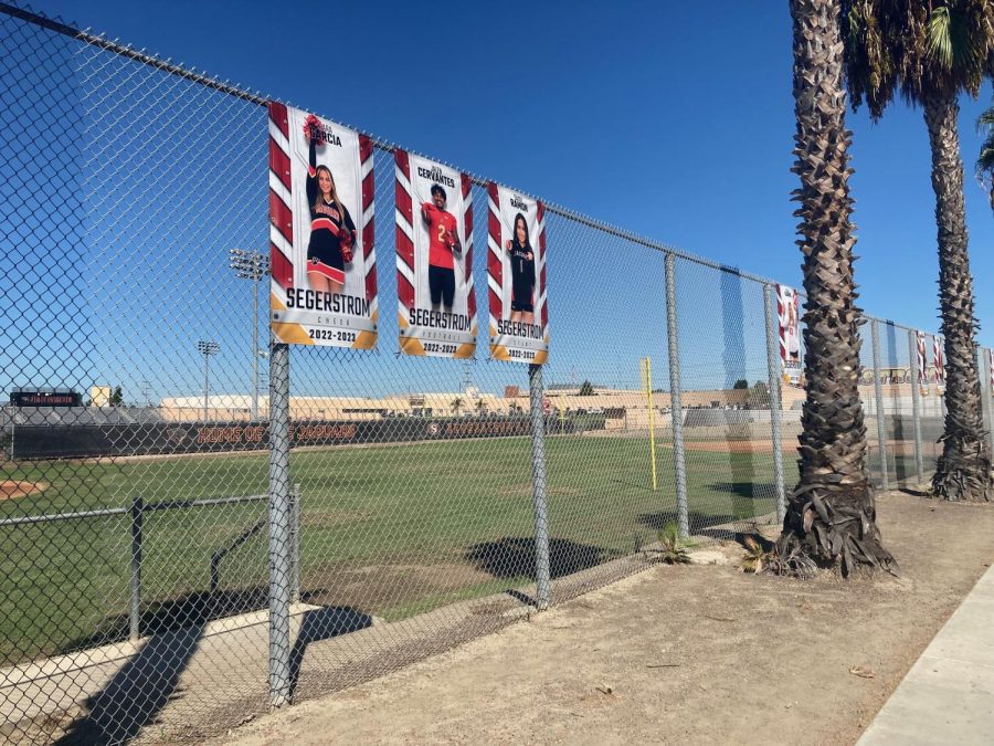 Just last month new banners were put up at Jaguar Way, each highlighting a different student from each sport here at Segerstrom.