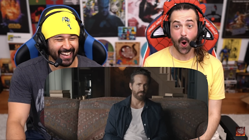 A group of YouTubers known as The Reel Rejects, react to the new Deadpool announcements by Ryan Reynolds.