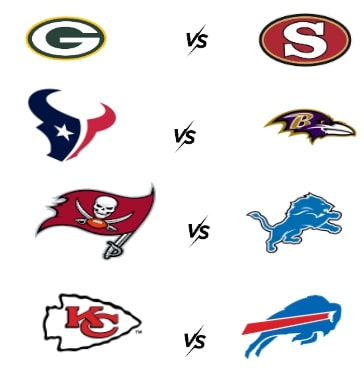 The Divisional Round will take place on the weekend of January 20th to see which of these four teams will advance to the Championship Round.