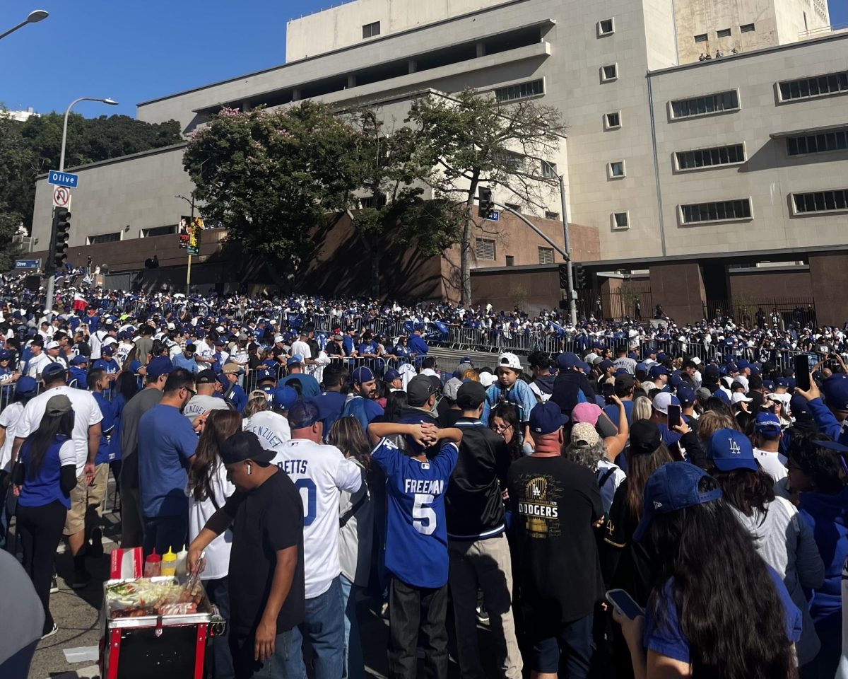 Excited Dodgers fans flooded the streets of LA on the morning of Friday, November 1st, to celebrate their World Series championship. A parade took place, including some players driving through to thank their fans for their support throughout the season. 