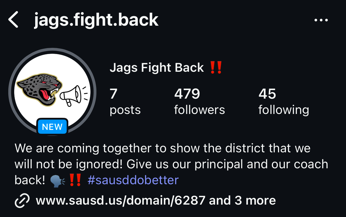 To help make the protest more known, @jag.fight.back was created. Students repost their post to get the walkouts more attention and have more people to participate. 