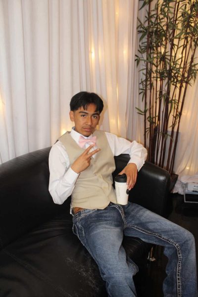 Antonio is captured relaxing in a great outfit! Our WOTS co-host will be missed as he graduates and goes on to attend OCC. 